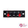 4 Way Speaker Socket (4x1 in-line)