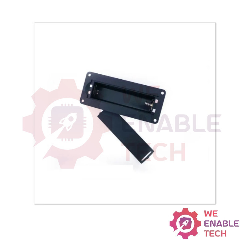1S 1 Cell 18650 Embedded Holder with Cover [3.7V]