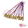 5V 650nm 5mW Adjustable Laser Dot Diode Module Red Sight Copper Head Mini Laser Pointer
