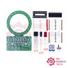 Gradual Circular LED Flow Light Electronic DIY PCB Kit with 4017 IC
