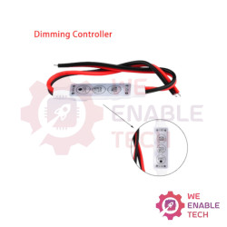 Mini 3- Key LED Dimmer Switch 12V- 24V for Single Color Strip Lights