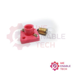Torch Bulb Holder, Screw Type, Plastic