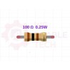 100 ohm 0.25W Resistor (ප්‍රතිරෝධක)