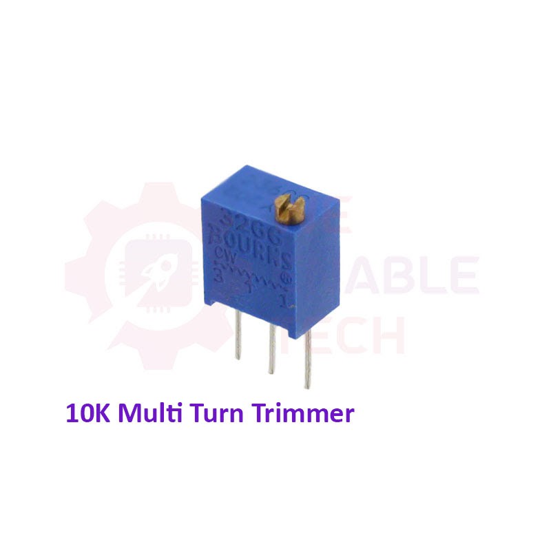 10k Multi Turn preset (විචල්‍ය ප්‍රතිරෝධක)