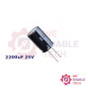 2200uF 25V Electrolytic Capacitor