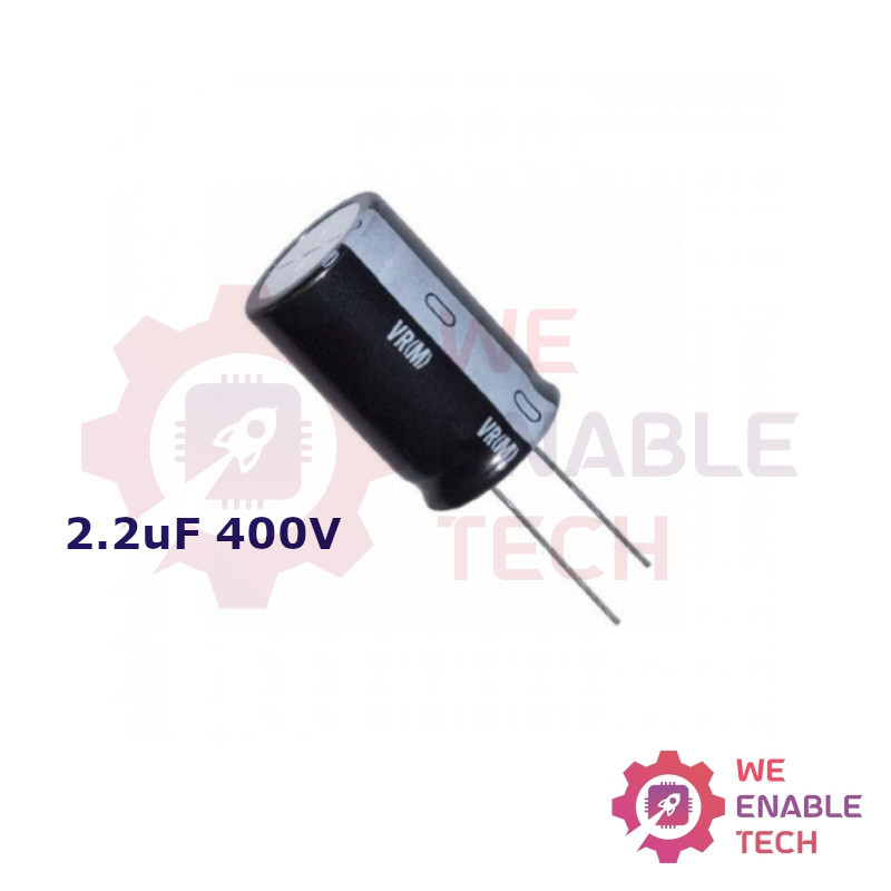 2.2uF 400V Electrolytic Capacitor