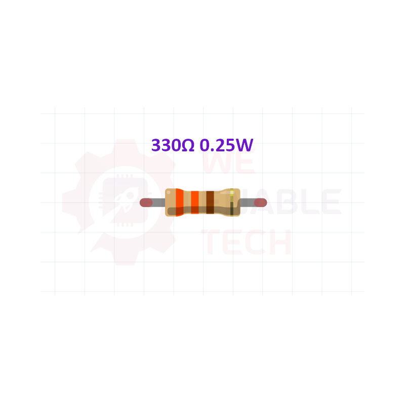 330 Ohm 0.25W Resistor