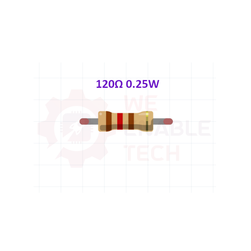 120 Ohm 0.25W Resistor