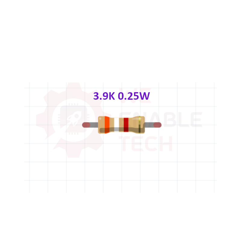3.9K 0.25W Resistor