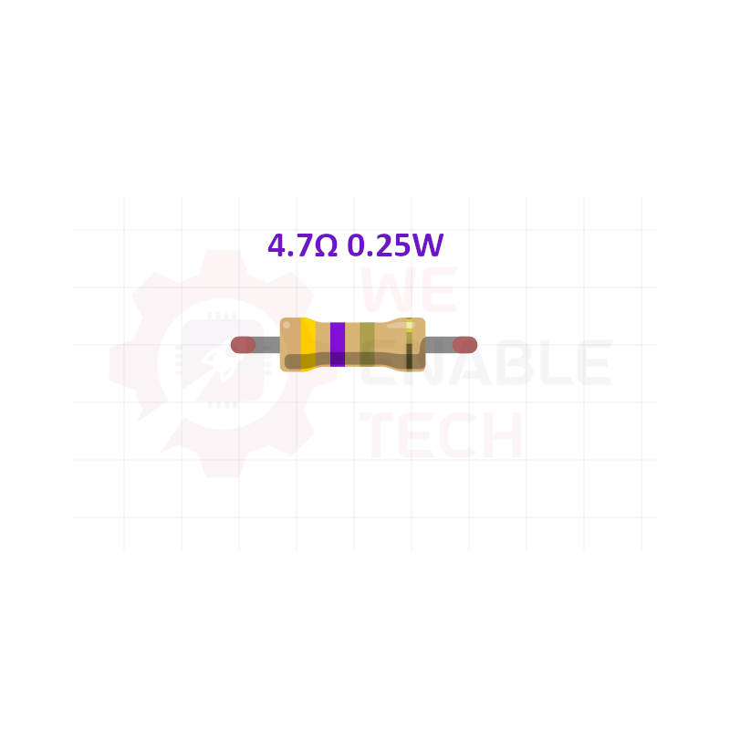 4.7Ohms 0.25W Resistor