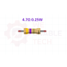 4.7Ohms 0.25W Resistor