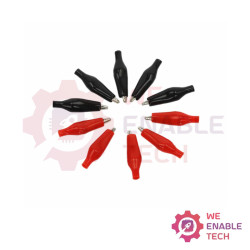 Crocodile Clip Small (RED/BLACK)